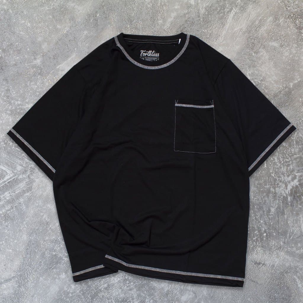FortKlass Kaos Oversize 24S RANTAI T-Shirt Cowok Premium Kaos Pria Lengan Pendek Jumbo