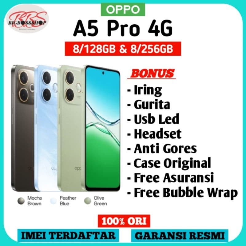 OPPO A5 Pro 4G [8/128GB] [8/256GB] Garansi Resmi