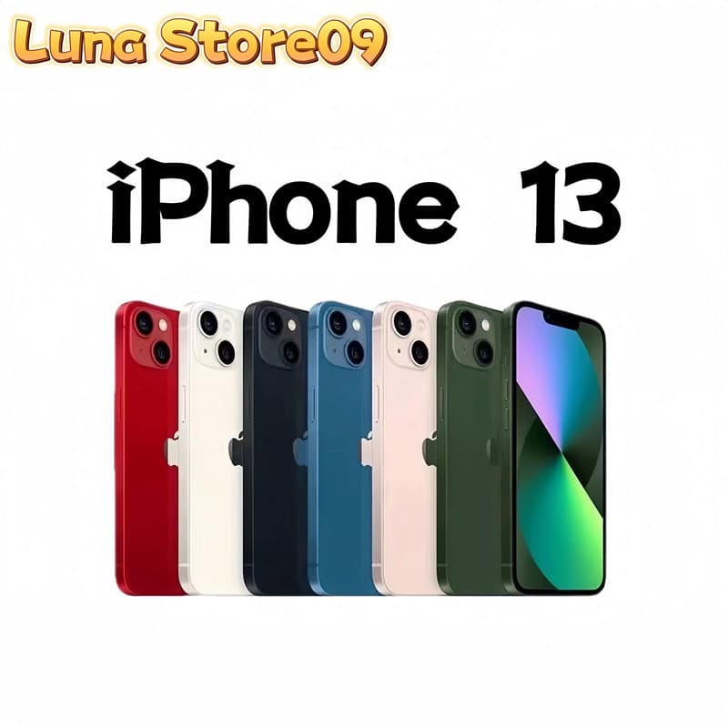 iPhone 13 128GB 256GB 512GB Second BEKAS ORIGINAL 100% MULUS 13 NORMAL FULLSET