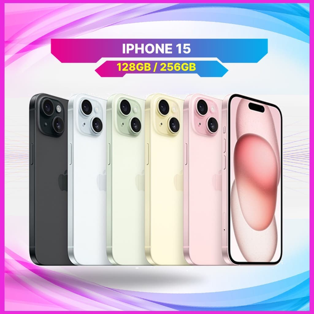 𝐈𝐩𝐡𝐨𝐧𝐞 15 128GB / 256GB