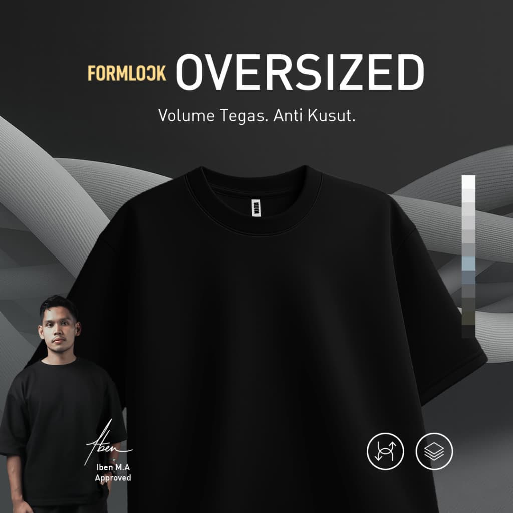 No Void Minds FORMLOCK Oversized T-Shirt | Charcoal